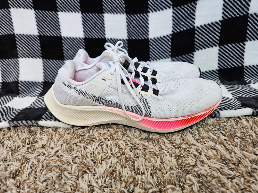 Nike Air Zoom Pegasus 38 Women's Running Shoes White Pink DJ5401-100 Size 9